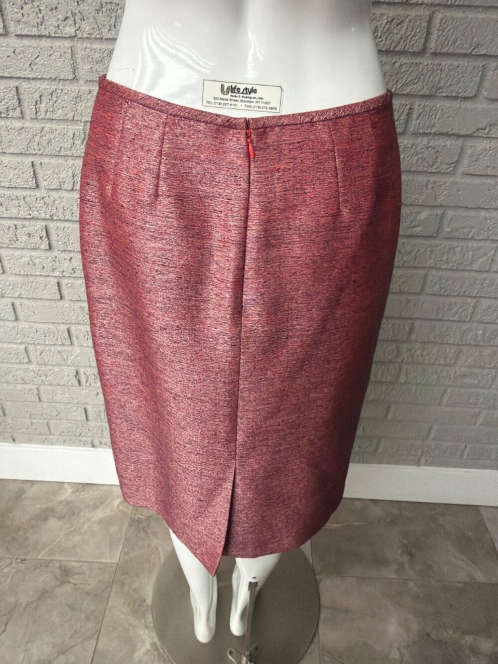 Kasper 2 PCS Textured Blazer & Pencil Skirt Suit Size 8 - Picture 4 of 12